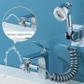 Bathroom Pressurized Shower Head Kit for Washbasin Faucet Nozzle Faucet Hand Wall Mounted Shower Head Sink Hose Sprayer Set.