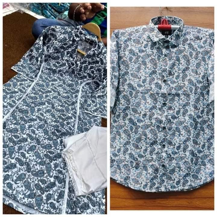 Beautiful Collection Stitched combo set Print Work Dress For Women/Boys