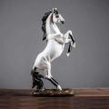 NXFDSIOZ 2X Galloping Horse Statue for Home Decor Modern Horse Figurine Sculpture Office Decoration Crafts. 