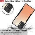 For Redmi Note 10 Pro / Redmi Note 10 Pro Max Edge-Reinforced Shockproof Cushion Back Clear Hybrid Transparent Hard Cover Casing. 