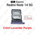 For Xiaomi Redmi Note 14 4G 5G Sim Tray Micro SD Card Slot with Sim Ejector Pin Replacement Parts.