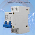 2P Circuit Breaker, Short Circuit Protection Switch DC 500V 50A Multifunctional for Ship Power System.