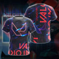 Summer New Game Valorant 3D Print T Shirt Men Women Casual Short Sleeve Cool T-shirt Valorant Harajuku Streetwear T Shirts Tees. 