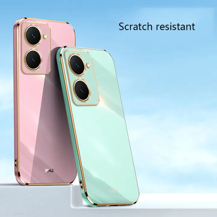 Biruiqu%20for%20VIVO%20Y18%20Back%20Cover%20Luxury%206D%20Plating%20Frame%20Shiny%20Bling%20Phone%20Pounch%20Soft%20Silicone%20Square%20Phone%20Case%20-%20Image%205