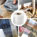 200M Transparent Wrapping Packaging Protection Film For Home Storage Organization PE Stretch Pallet 1Roll. 