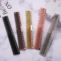 1pcs Metal Hair Comb Professional Salon Hairdresser Hair Cutting Combs Brush Hair Styling Tools Metal Steel Comb Rose Gold. 