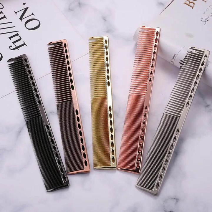 1pcs%20Metal%20Hair%20Comb%20Professional%20Salon%20Hairdresser%20Hair%20Cutting%20Combs%20Brush%20Hair%20Styling%20Tools%20Metal%20Steel%20Comb%20Rose%20Gold%20-%20Image%203