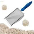 Cat Litter Cleaning Tool Kitty Metal Scooper for Bunny Puppy Kittens 2.0X2.0mm mesh.