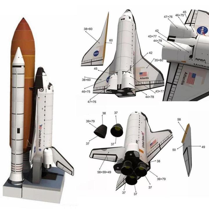 %E3%80%90happy%20one%E3%80%91Set%20Children%20DIY%20Space%20Shuttle%20Models%20Paper%20Airplane%201:150%20Model%20Space%20Toys%20Handmade%20Rocket%20Educational%20For%20Kids%20V6H8%20-%20Image%206