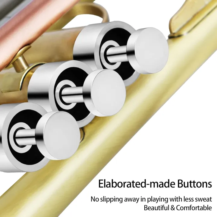 ROWELL%20Trumpet%20Standard%20Bb%20Trumpet%20Set%20Professional%20Trumpet%20Bass%20Trumpet%20for%20Beginners%20with%20Deluxe%20Hand%20Case,Gloves,7C%20Mouthpiece%20-%20Image%207