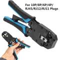 MODULAR CRIMPING TOOL INFORMATE RJ45, RJ11 WITH CABLE CUTTER. 