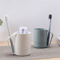 Oblique Couple Mouthwash Cup Toothbrush Brushing Cup Creative Anti-scale Cup Couple Oral Hygiene Cup Innovative Dental Cup. 