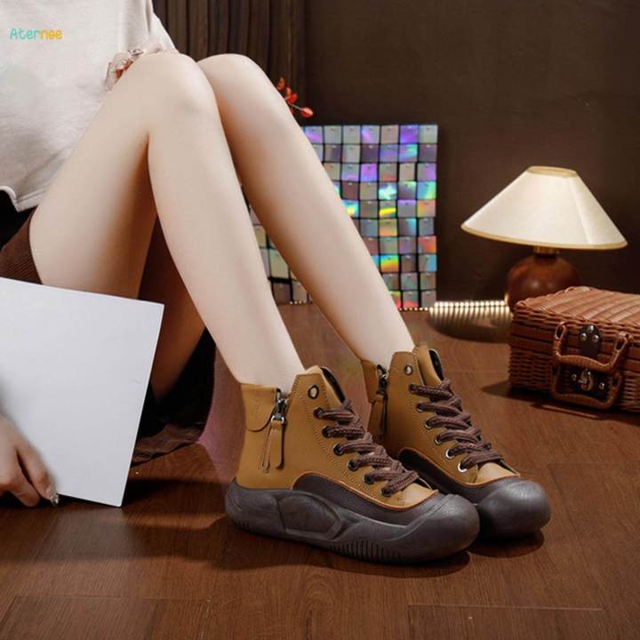 Women Sneakers Round Toe Lightweight Girls Nonslip Rubber