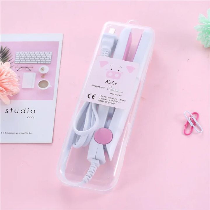 Cartoon%20Hair%20Straightener%20Curly%20Hair%20Mini%20Student%20Small%20Power%20Girl%202%20in%201%20Hair%20Curler%20Straightening%20Tools%20-%20Image%203