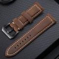 Watch Strap for 20mm 22mm 24mm 26mm Leather Flat Head Universal Watchbands Double-sided First Layer Cowhide Watch Strap Waterproof Leather Watch Accessories.
