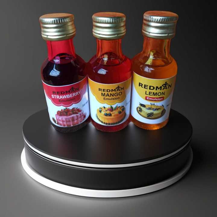Redman Color Redman Emulsions, Food Color + Food Flavored Essence + Color STRAWBERRY ...