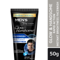 Glow & Handsome Facewash Rapid Action Instant Brightness 50g.