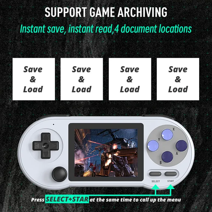 DATA%20FROG%20SF2000%20Portable%20Handheld%20Game%20Console%203%20inch%20Retro%20Game%20Consoles%20With%206000%20Games%20Classic%20Mini%20Video%20Games%20for%20Kids%20-%20Image%205