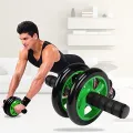 Total Body Fitness Double Roller Exercise Wheel - Green and Black - Jim Product.