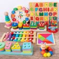 Toddler Sensory Montessori Wooden Toys for Babies 1 2 3 Year Boy Girl Baby Development Game Puzzle Kid Educational Learning Toy.