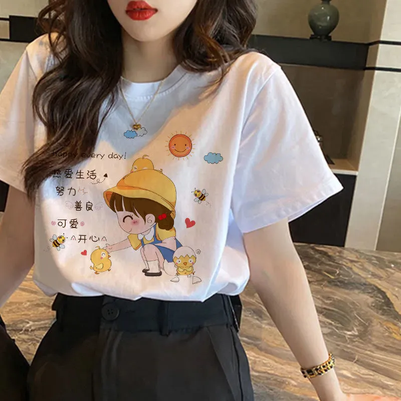 Summer Korean Style Student Short Sleeve T T-shirt Female Student