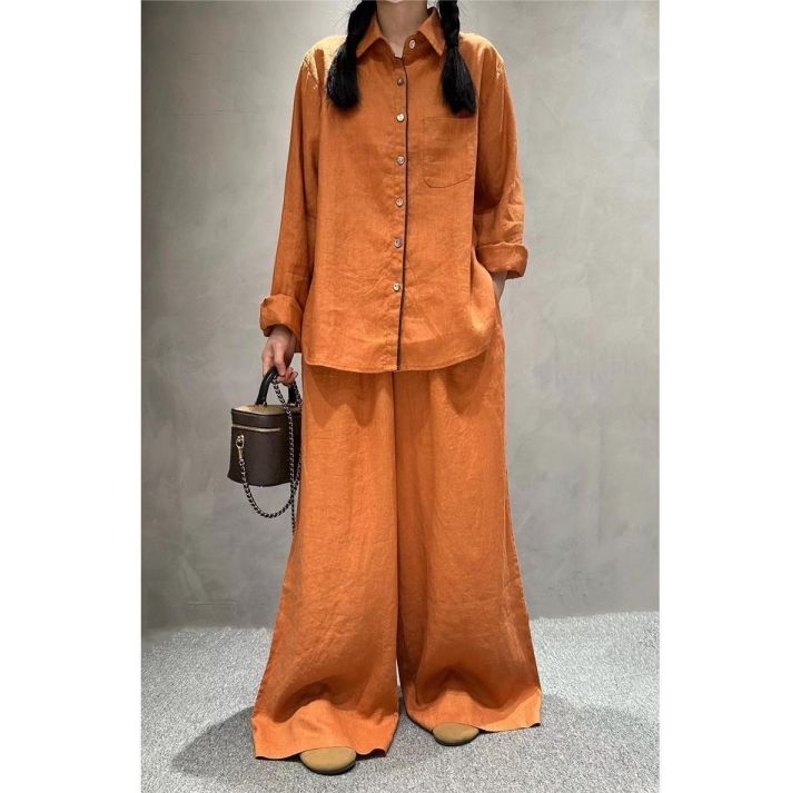 Woman%E2%80%99s%20fashion%20%20comfortable%20colourful%20shirt%20casual%20pants%20new%20all-matching%20temperament%20two%20sets%20of%20women%20-%20Image%208