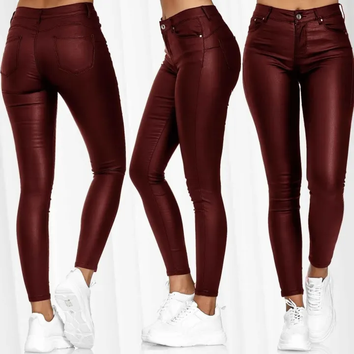 Women%20PU%20Leather%20Pants%20Black%20Stretch%20Bodycon%20Trousers%20Women%20High%20Waist%20Long%20Casual%20Pencil%20Pants%20Plus%20Size%20S-3XL%20-%20Image%204