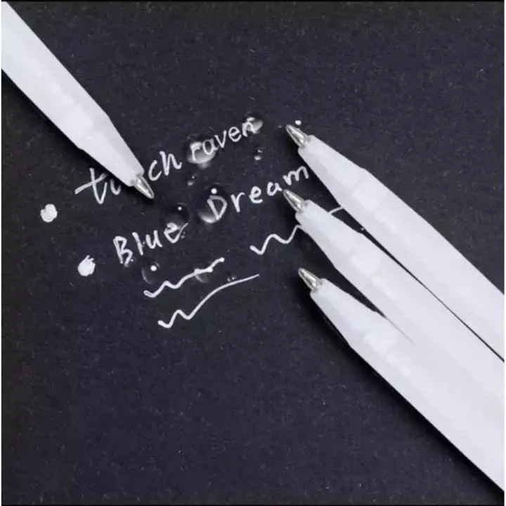 White ink gel pen 1 pcs set japan
