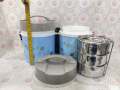 Kiam Monalisa Steel Hot Tiffin Carrier Lunch Pot.