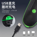 7588 Bicycle Headlight USB Rechargeable Kids Balance Car Headlight Night Riding Gear with Horn Lighting. 