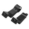 45 Degree Iron Sights Rear Front Sight Mount Set for Weaver Picatinny Rails(null).
