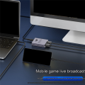 -Compatible Video Capture Card USB3.0/4K HD for Mobile Phone Laptop Game Camera Live Recording Easy to Use.