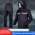 Raincoat Rain Pants Suit Thick Waterproof Motorcycle Rain Jacket Poncho Adults Large Size Fishing Suit Rainwear Man And Woman. 