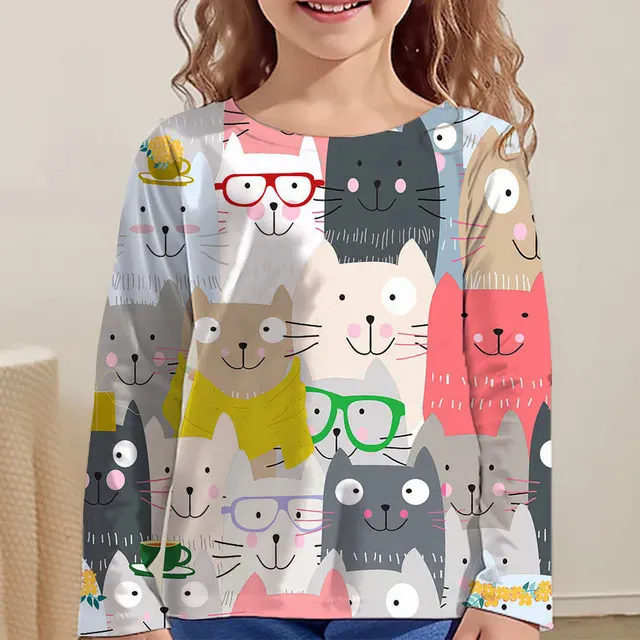 Kawaii%20tops%20kids%20T%20shirt%20for%20girls%20tee%20shirt%20from%209%20to%2012%20years%20Korean%20children's%20clothes%202023%20autumn%20girl's%20animals%20T-shirts%20-%20Image%208