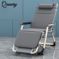 Qiunery Reclining Lounge Chair With Removable Cushion Folding Lying Down Recliner For Indoor Outdoor Camping Pool Beach. 