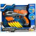 Soft Competition Nerf G.un With 5 Nerf soft toy Bullets Target Set Toys for Kids.. 