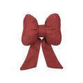 Car headrest mesh red bow ribbon comfort neck protection pillow summer general car waist cushion.