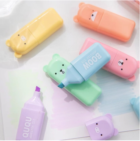 4/5/6Pcs%20Highlighter%20Markers%206%20Fluorescent%20Macaroon%20Colors%20High%20Quality%20Rectangular%20Marker%20Student%20Stationery%20Office%20School%20Art%20Use%20-%20Image%202