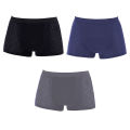 3Pcs/Lot Men's Boxer Brief Bamboo Underpants Underwear Boxershorts Breathable Hombre Hole Panties Shorts Lingerie.