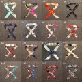 Parsimonious 1-20# New Fashion 40 Colors Design Swathe Bag Handle Popular Small Silk Scarf Hands Neck Ribbon. 