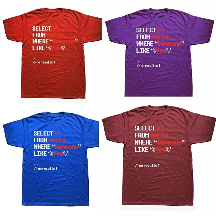 Novelty%20Programmer%20Programming%20SQL%20Code%20T%20Shirt%20Graphic%20Cotton%20Streetwear%20Short%20Sleeve%20Birthday%20Gifts%20Geek%20T-shirt%20Mens%20Clothing%20-%20Image%202