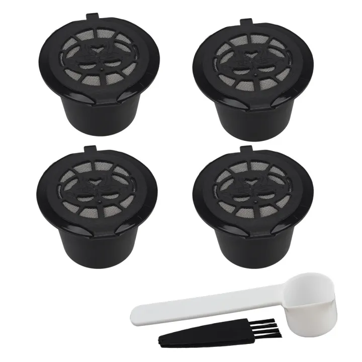 Coffee%20Filter%20Coffee%20Capsules%20Cup%20Reu%20For%20%204PCS%20With%20Spoon%20Brush%20-%20Image%202