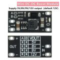 Multi-function Mini Boost Module Step Up Board 5V/8V/9V/12V 1.5A LED Indicator Diy Electronic Voltage Module.