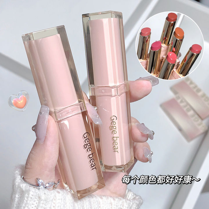 %E3%80%90The%20Edge%20of%20Beauty%E3%80%91New%20KH%20C%20Gege%20Bear%20Time%20mooth%20Water%20Light%20Liptick%20Moiturizing%20Moiturizing%20White%20Not%20Eay%20tick%20Makeup%20Women'%20Lip%20Glo%20-%20Image%204