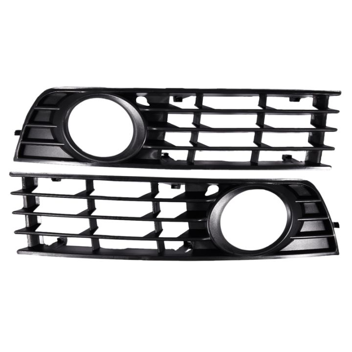 1%20pair%20Fog%20Light%20Grille%20Front%20Lower%20Left%20Right%20Grid%20Grille%20for%20Audi%20A4%20B6%20Sedan%2002-05%20-%20Image%203