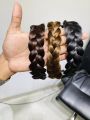 Beni Hair Band For Women Korean / Sweet Solid Color Wide-brimmed Fabric Sponge Hair Hoop.. 