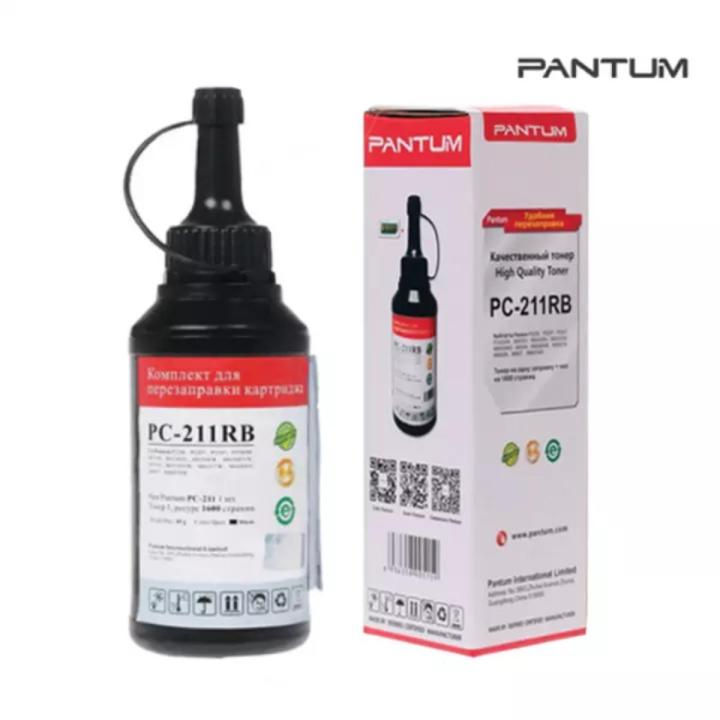 PANTUM PRINTER TONER REFILL KIT- MODEL-PC 211RB. COLOR, BLACK. FOR USE IN, P2200, P2500,P2500W, M6500NW, M6550NW, M6600NW