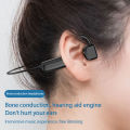 G1 Bone Conduction 5.1 Bluetooth Headset Wireless Ear-mounted Non-ear Sports Waterproof Headphone. 