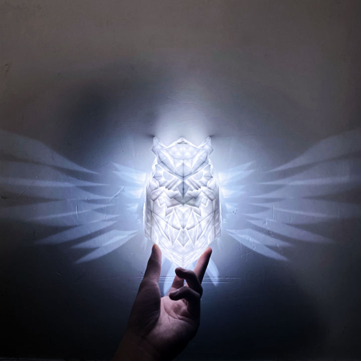Modern%20Creative%20Bird%20Wall%20Lamp%20Owl%20Eagle%20Shape%20Projector%20Atmosphere%20Sconce%20Light%203D%20Print%20Body%20Home%20Decor%20Animal%20Lighting%20Lustre%20-%20Image%204
