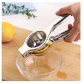 Hand Lemon Chipper Juicer/Fruit Lemon Orange Citrus Hand Press Squeezer - 1pcs Silver. 